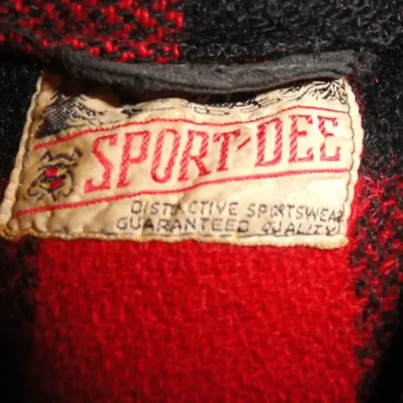 Vintage Wool Vest Buffalo Plaid Hunter Vest 100% Wool - Picture 3 of 8